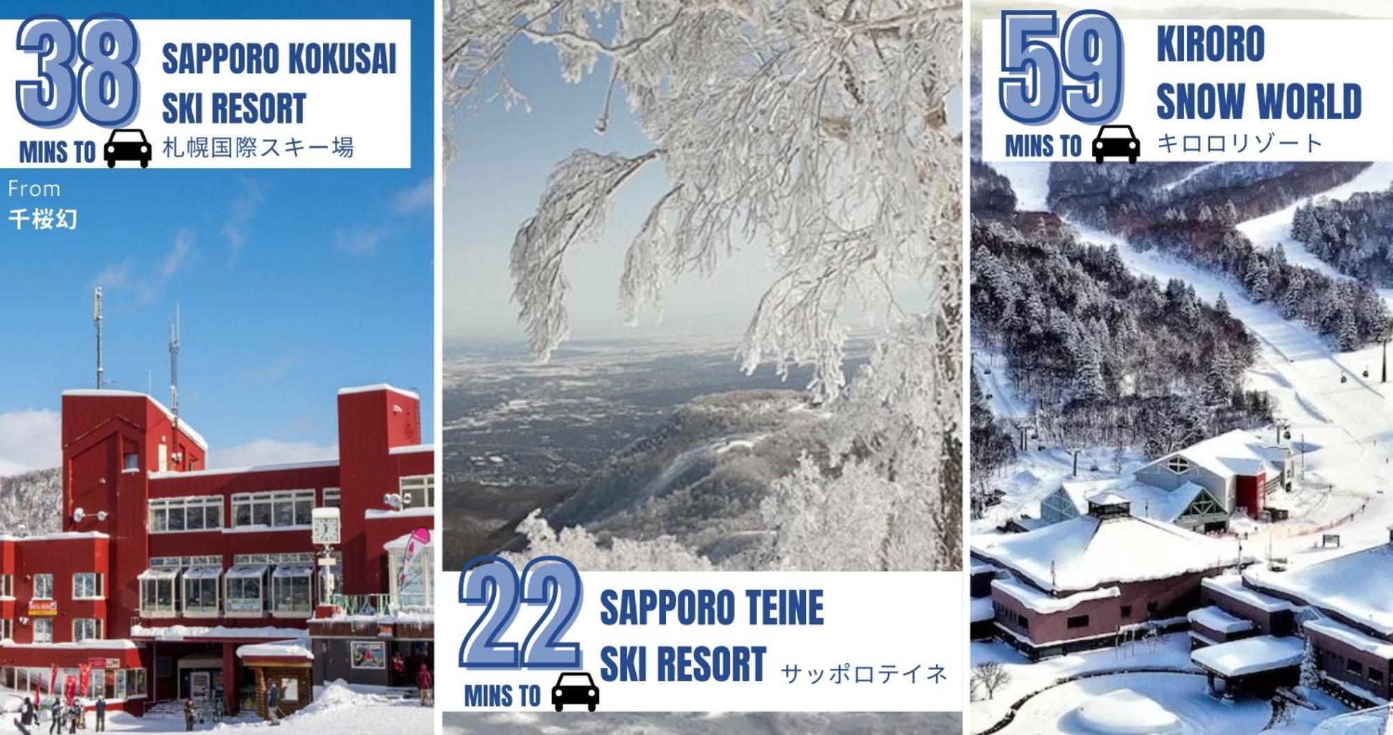 Villa Senougen Sapporo Esterno foto